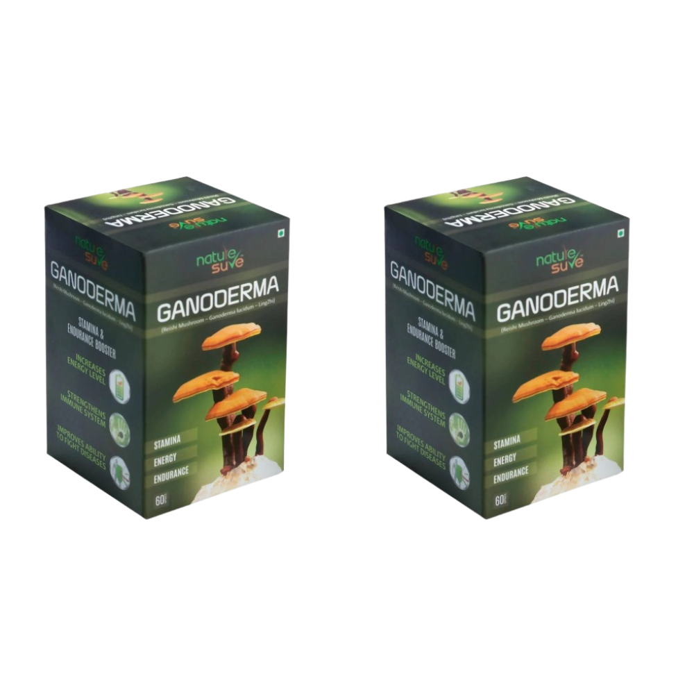 Nature Sure Ganoderma Ling Zhi Reishi Mushroom Capsules - Distacart