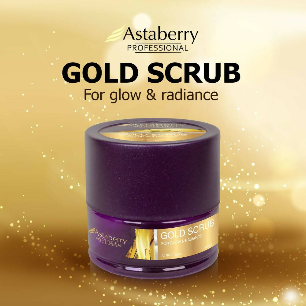 Astaberry Professional Gold Face Scrub - Distacart
