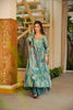 Aayaa Designer Cotton Silk Suit - Sky Blue - Dista