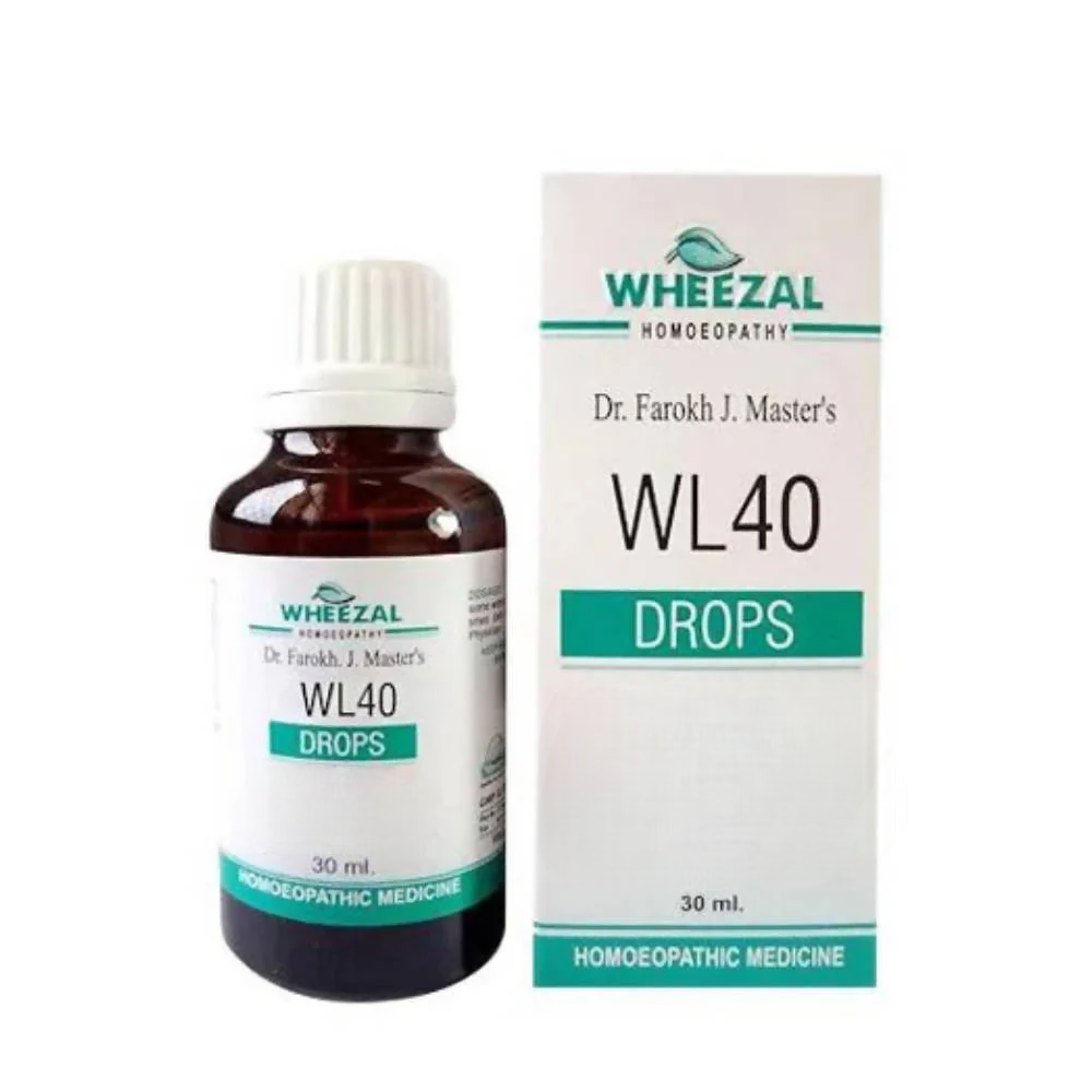 Wheezal Homeopathy WL 40 Drops - Distacart