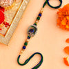 trueBrowns X Voylla Peacock Feather Beaded Single Rakhi - Distacart