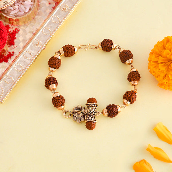 trueBrowns X Voylla Ethnic Rudraksha Beads Rakhi