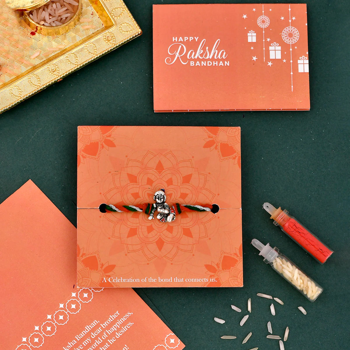 trueBrowns X Voylla Colorful Lord Krishna Motif Rakhi