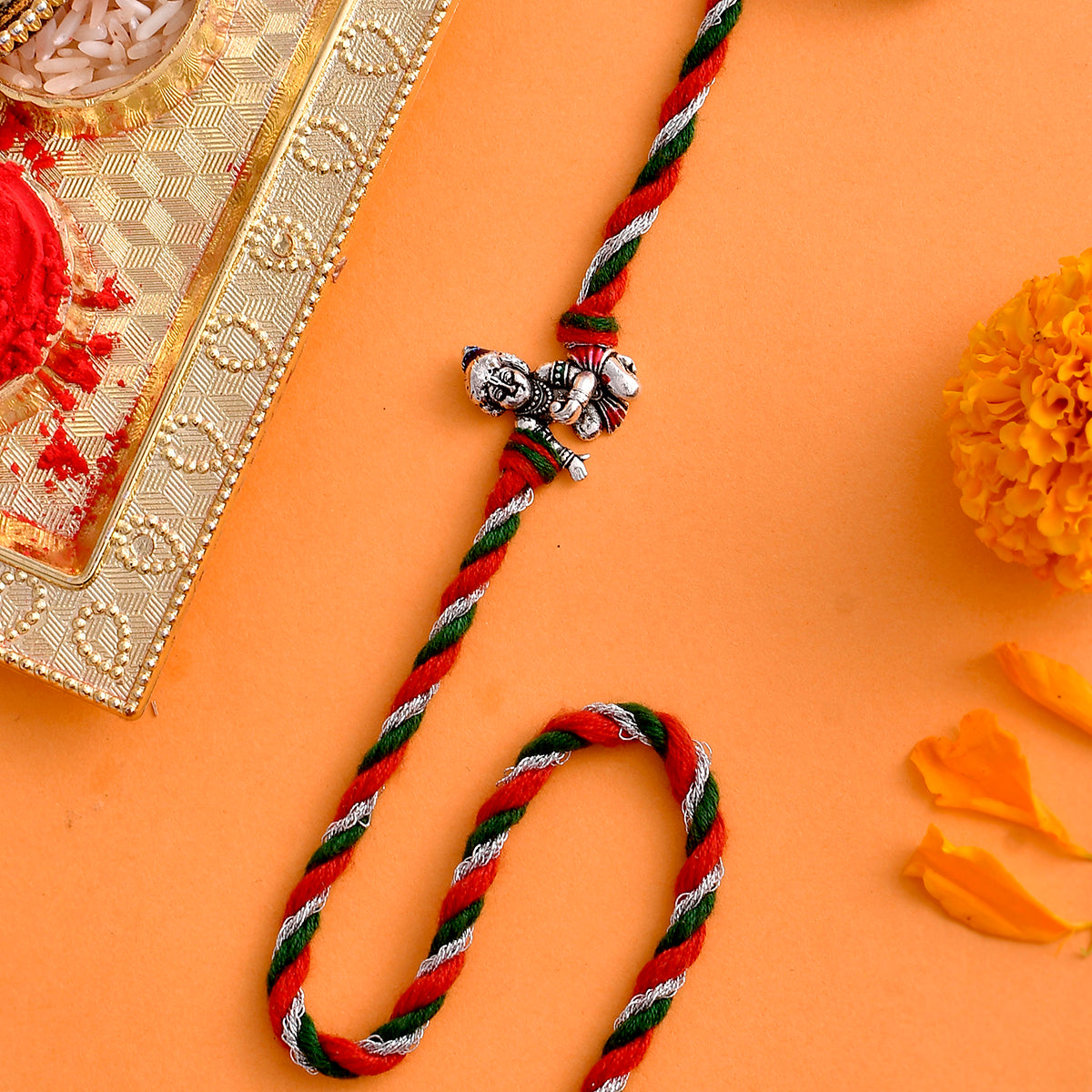 trueBrowns X Voylla Colorful Lord Krishna Motif Rakhi - Distacart