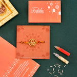 Thumbnail for trueBrowns X Voylla Om Rudraksha Beads Thread Rakhi