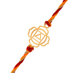 Thumbnail for trueBrowns X Voylla High Polish Abstract Floral Motif Rakhi