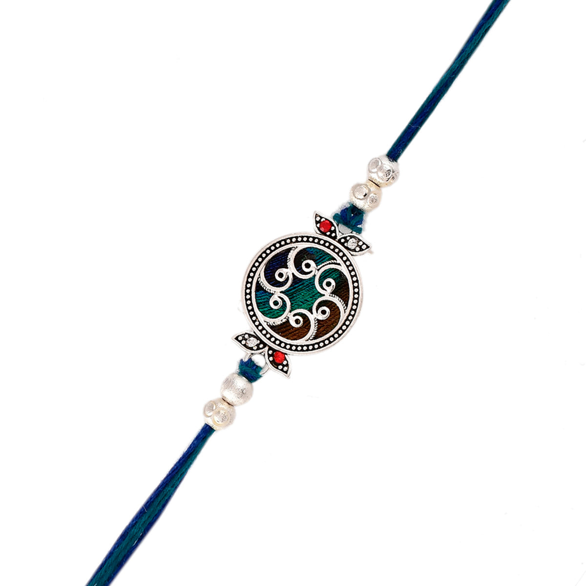 trueBrowns X Voylla Beaded Mandala Inspired Thread Rakhi