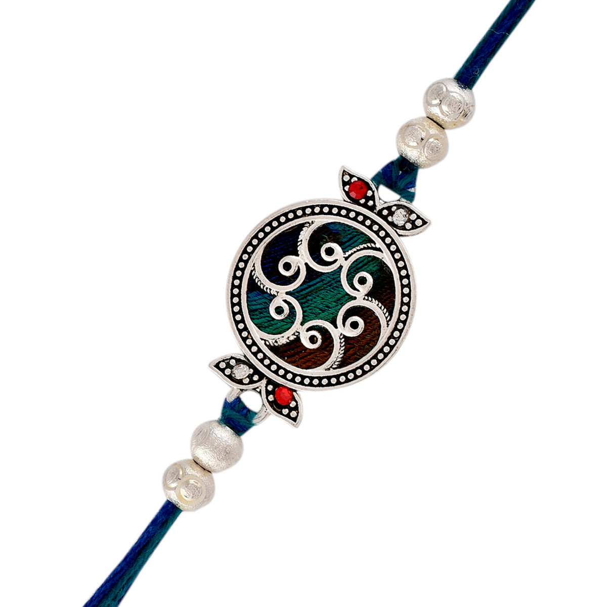 trueBrowns X Voylla Beaded Mandala Inspired Thread Rakhi