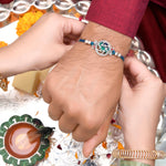 Thumbnail for trueBrowns X Voylla Beaded Mandala Inspired Thread Rakhi