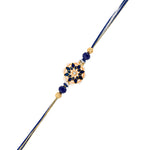 Thumbnail for trueBrowns X Voylla Ethnic Studded Blue Thread Rakhi