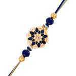 Thumbnail for trueBrowns X Voylla Ethnic Studded Blue Thread Rakhi