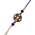 Thumbnail for trueBrowns X Voylla Ethnic Mandala Inspired Blue Thread Rakhi - Distacart