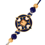 Thumbnail for trueBrowns X Voylla Ethnic Mandala Inspired Blue Thread Rakhi - Distacart