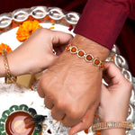 Thumbnail for trueBrowns X Voylla Rudraksha Beads Bracelet Style Rakhi