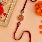Thumbnail for trueBrowns X Voylla Cutwork Studded High Polish Thread Rakhi