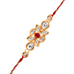 Thumbnail for trueBrowns X Voylla Ethnic Kundan Polki Thread Rakhi