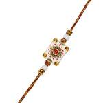 Thumbnail for trueBrowns X Voylla Classic Gems Studded Ethnic Thread Rakhi