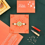Thumbnail for trueBrowns X Voylla Enameled Pearl Beads Thread Rakhi