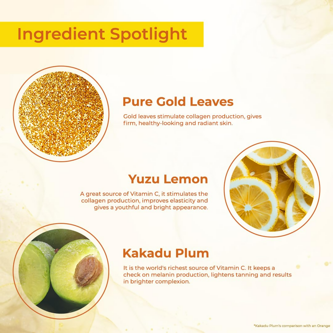 Lotus Herbals WhiteGlow Vitamin C and Gold Radiance Face Serum - Distacart