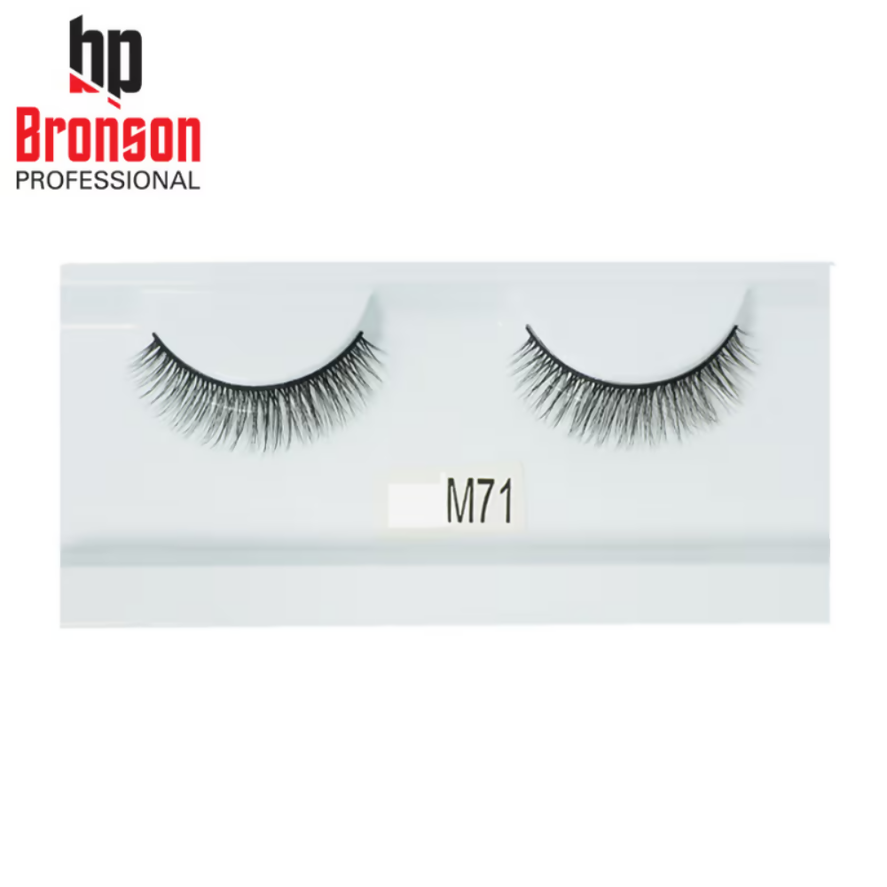 Bronson Professional Long and Natural Look False Eyelashes - M71 - Dista