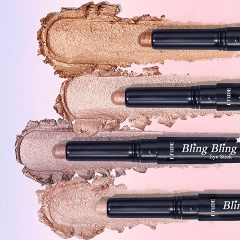 Etude House Bling Bling Eyeshadow Stick - 15 Peach Swan Star (21) - Distacart