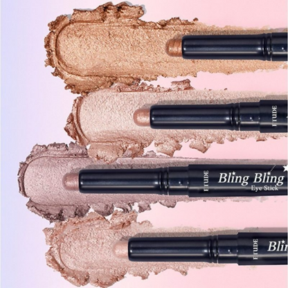 Etude House Bling Bling Eyeshadow Stick - 15 Peach Swan Star (21) - Distacart