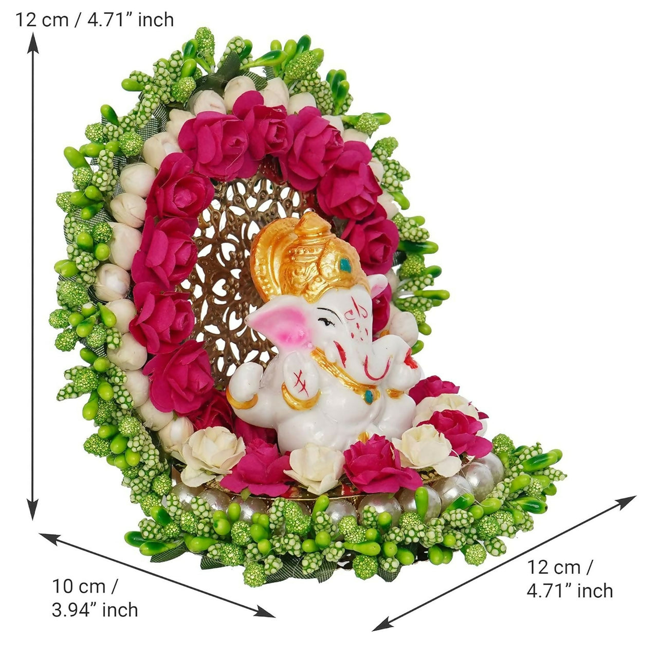 eCraftIndia Polyresin Lord Ganesha Idol - Distacart