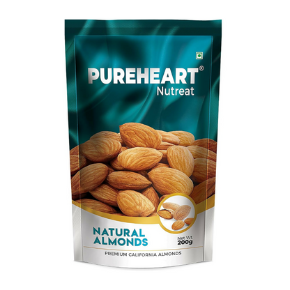 Pureheart Nutreat Natural Almonds - Distacart