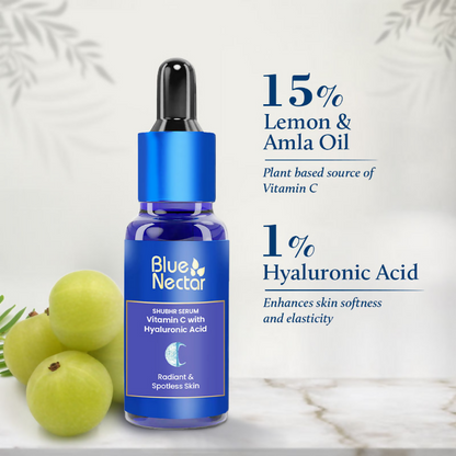Blue Nectar Vitamin C Face Serum for Dark Spots & Radiance - Distacart