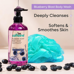Thumbnail for mCaffeine Blueberry Escape Bath & Body Gift Kit Set