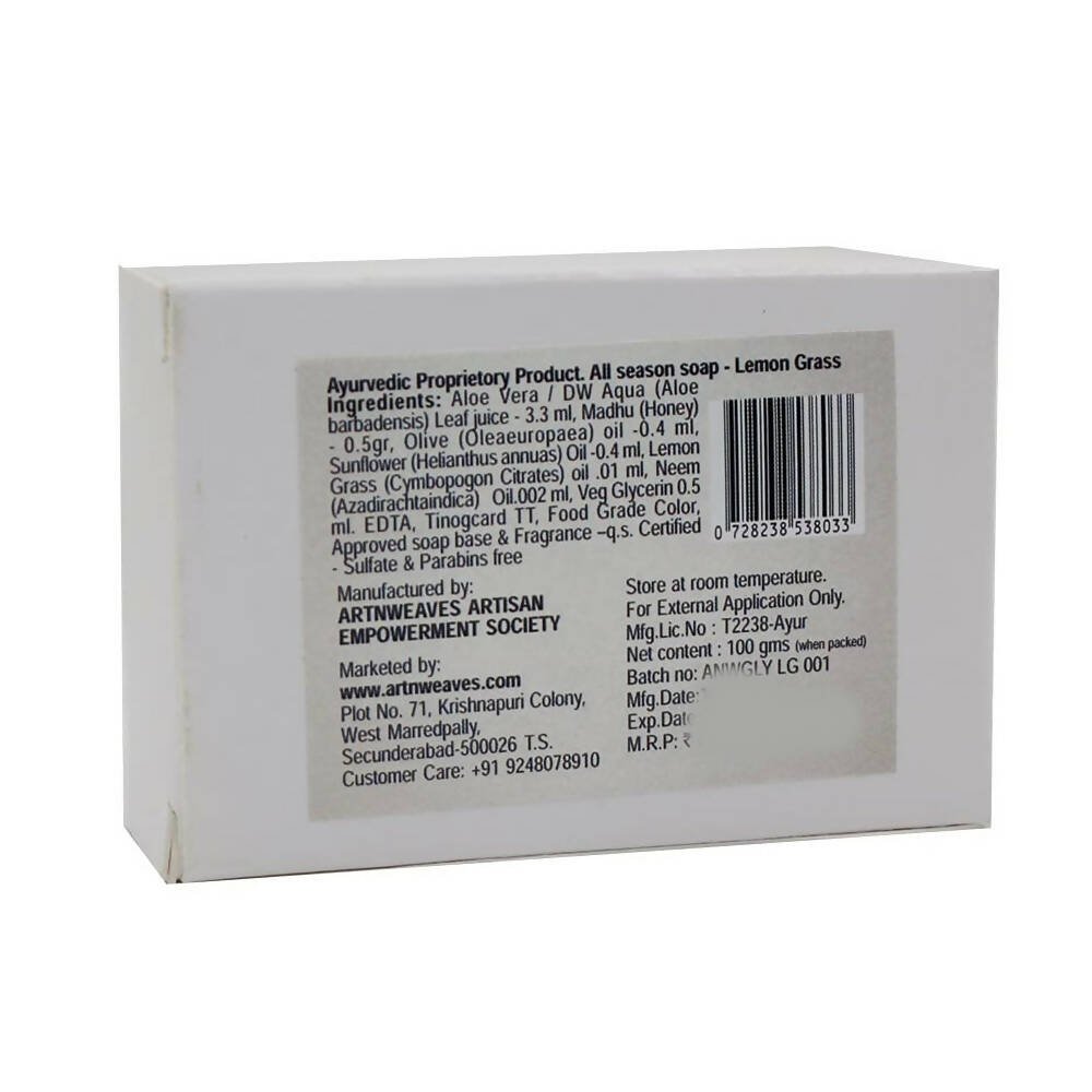artNweaves Lemon Grass Handmade Soap - Distacart