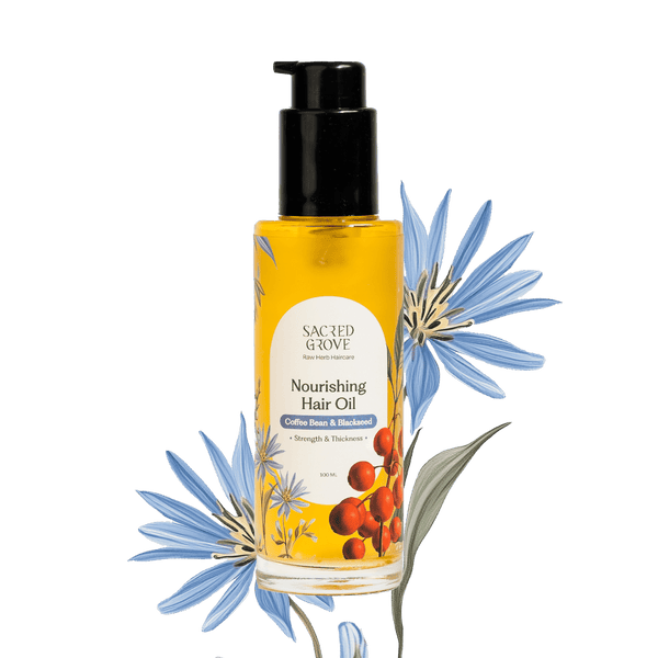 Sacred Grove Coffee Bean & Blackseed Nourishing Hair Oil