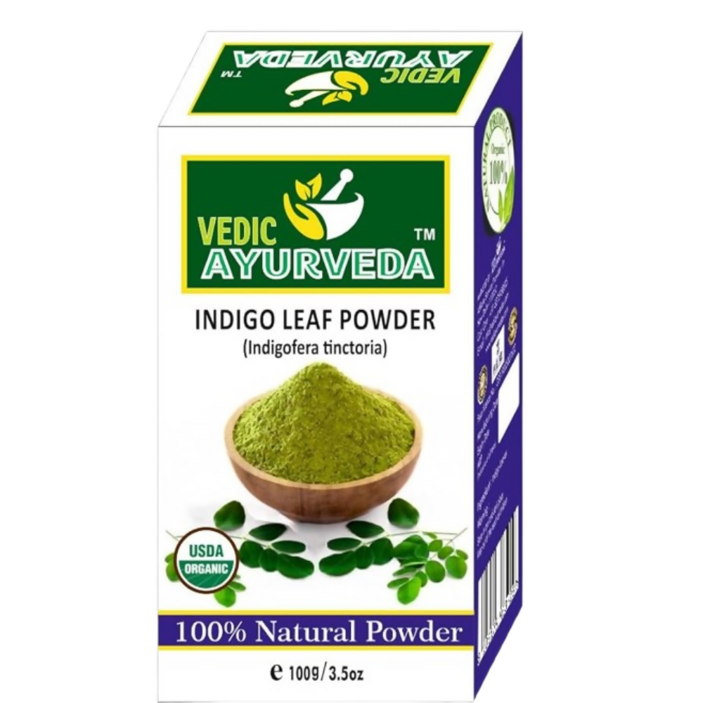 VedicAyurveda Indigo, Bhringraj, Hibiscus Powder - Dista
