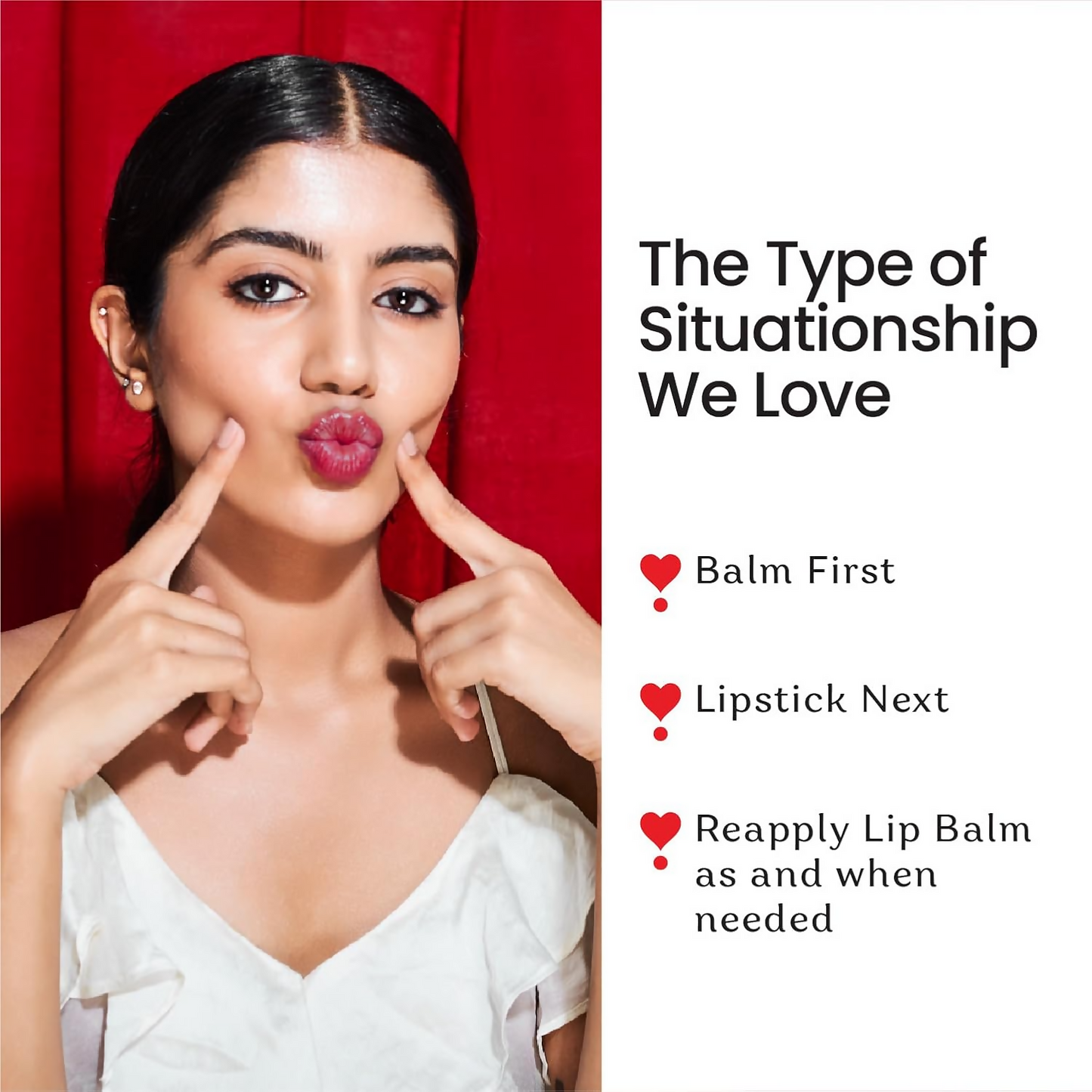 Color Cupid 2 in 1 Tinted Lip Balm + Liquid Lipstick - Red & Reign - Distacart