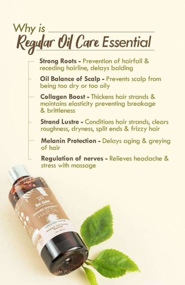 Nat Habit Men's Revital Summer Hair Oil - Distacart