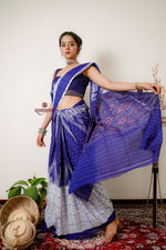 Thumbnail for khanduapata Multicolor Kumbha Special Design Cotton Saree For Women