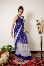 Thumbnail for khanduapata Multicolor Kumbha Special Design Cotton Saree For Women