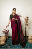 khanduapata Deep Red Plain Cotton Saree For Women - Distacart