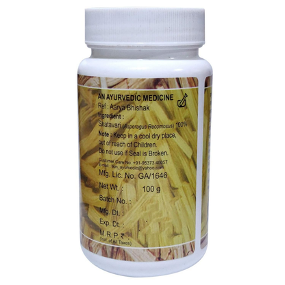 Lion Ayurveda Shatavari Churna - Distacart
