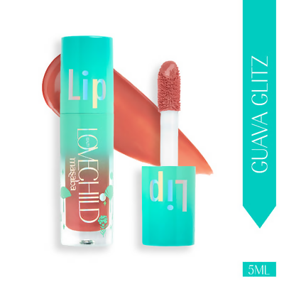 LoveChild By Masaba Gupta Lip Gelato Tinted Lip Oil - Guava Glitz - (Nude) - Distacart