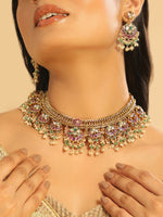 Thumbnail for Nuyug 18K Gold Plated Estele Gold Tone Beaded Necklace Set