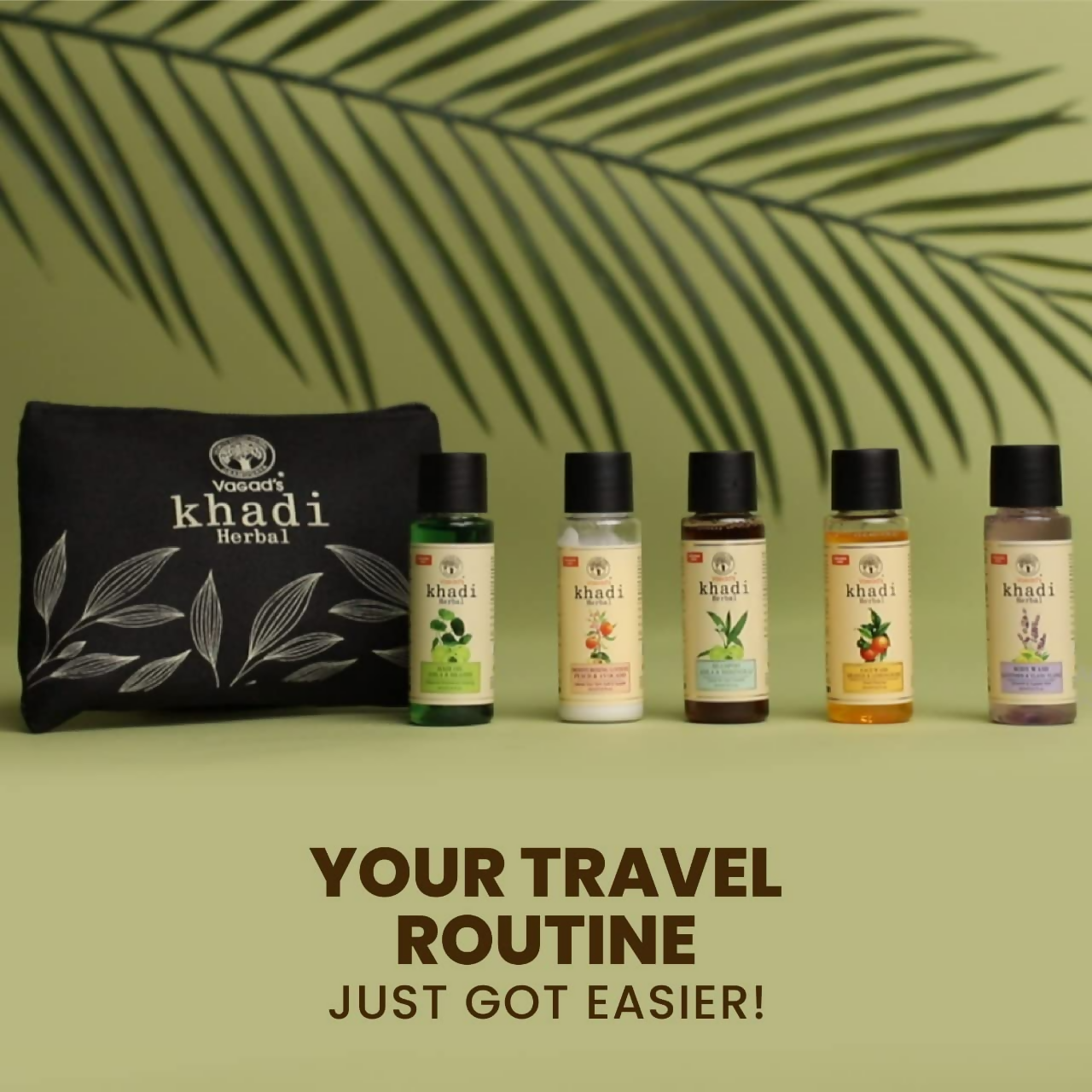 Vagad's Khadi Grooming Travel Kit Men & Women - Distacart