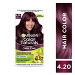 Thumbnail for Garnier Color Naturals Creme Riche Hair Color - Shade 4.20 Wine Burgundy - Distacart
