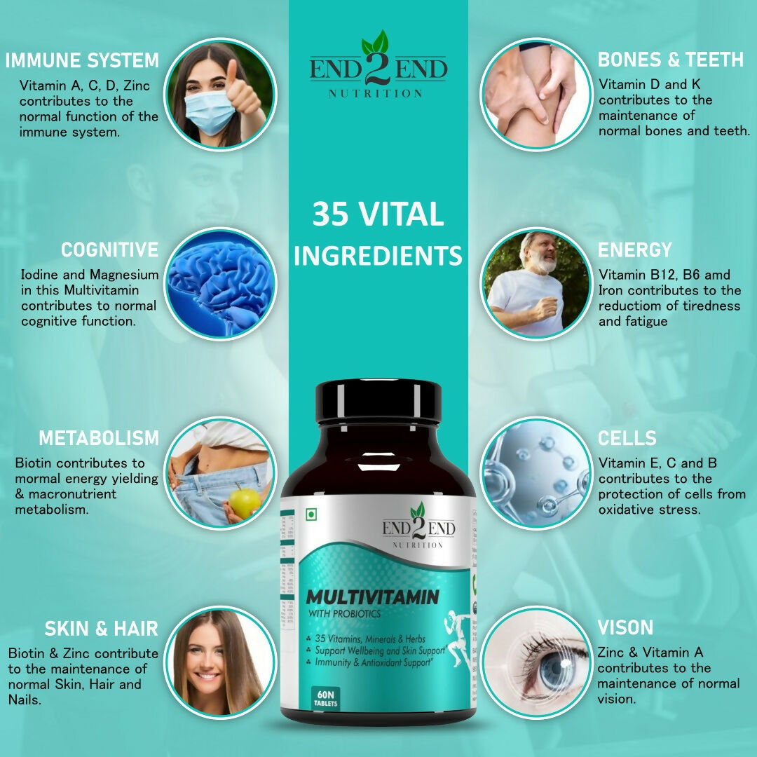 End2End Nutrition Multivitamin Tablets - Distacart