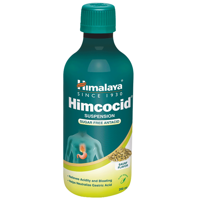 Himalaya Herbals Himcocid Sugar Free Suspension - Distacart