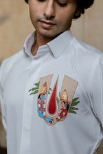 Thumbnail for 4Way White Chitra Srinivasa Shirt By Hilo Design