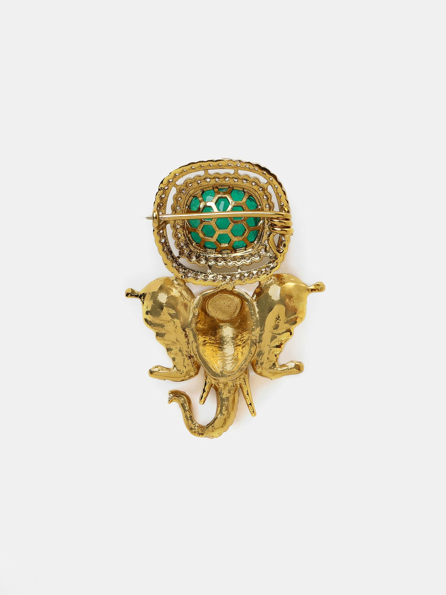 Ruby Raang Ganesha Imprint Brooch - Distacart