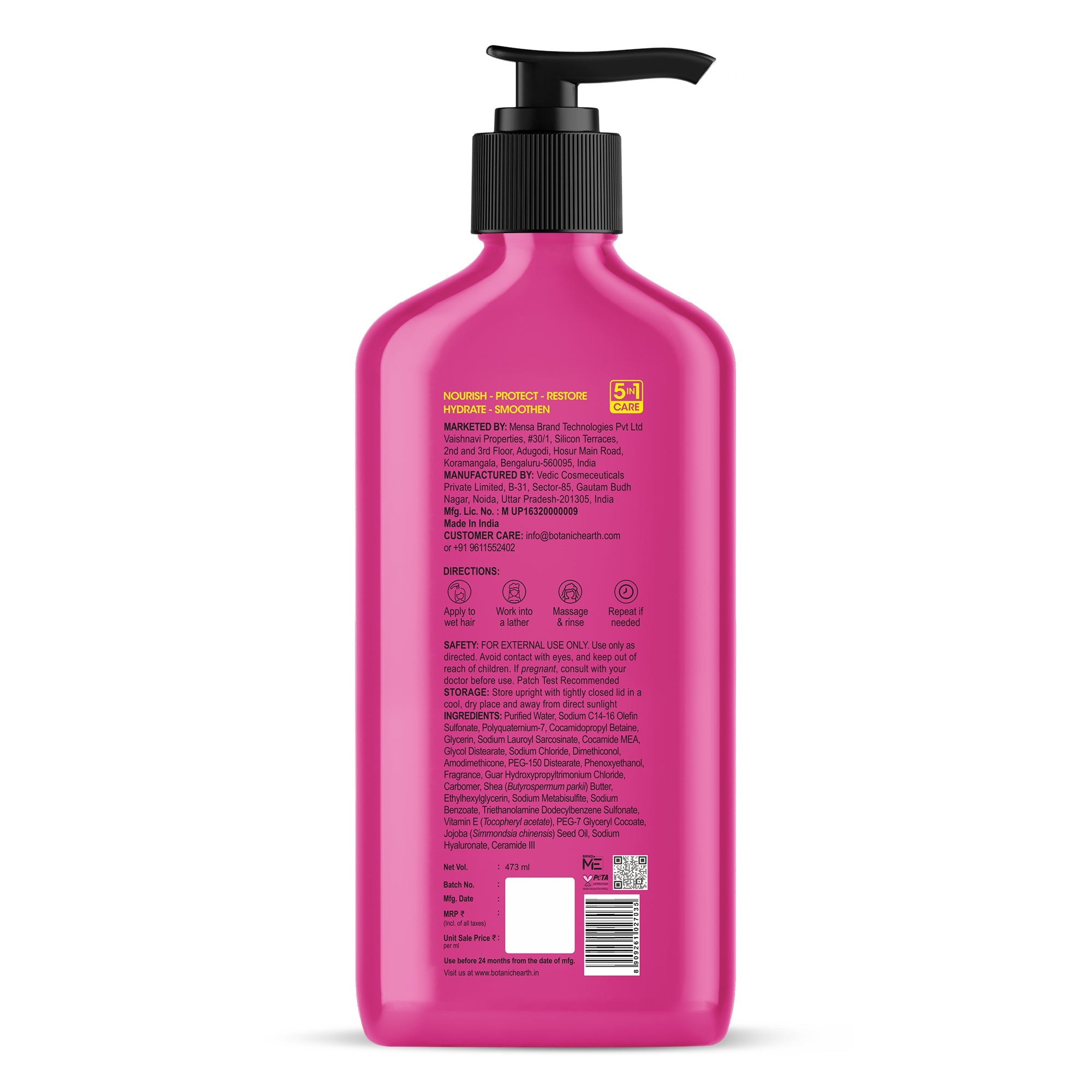 Nourish & Defend Shampoo with Vitamin E & Ceramide - Distacart