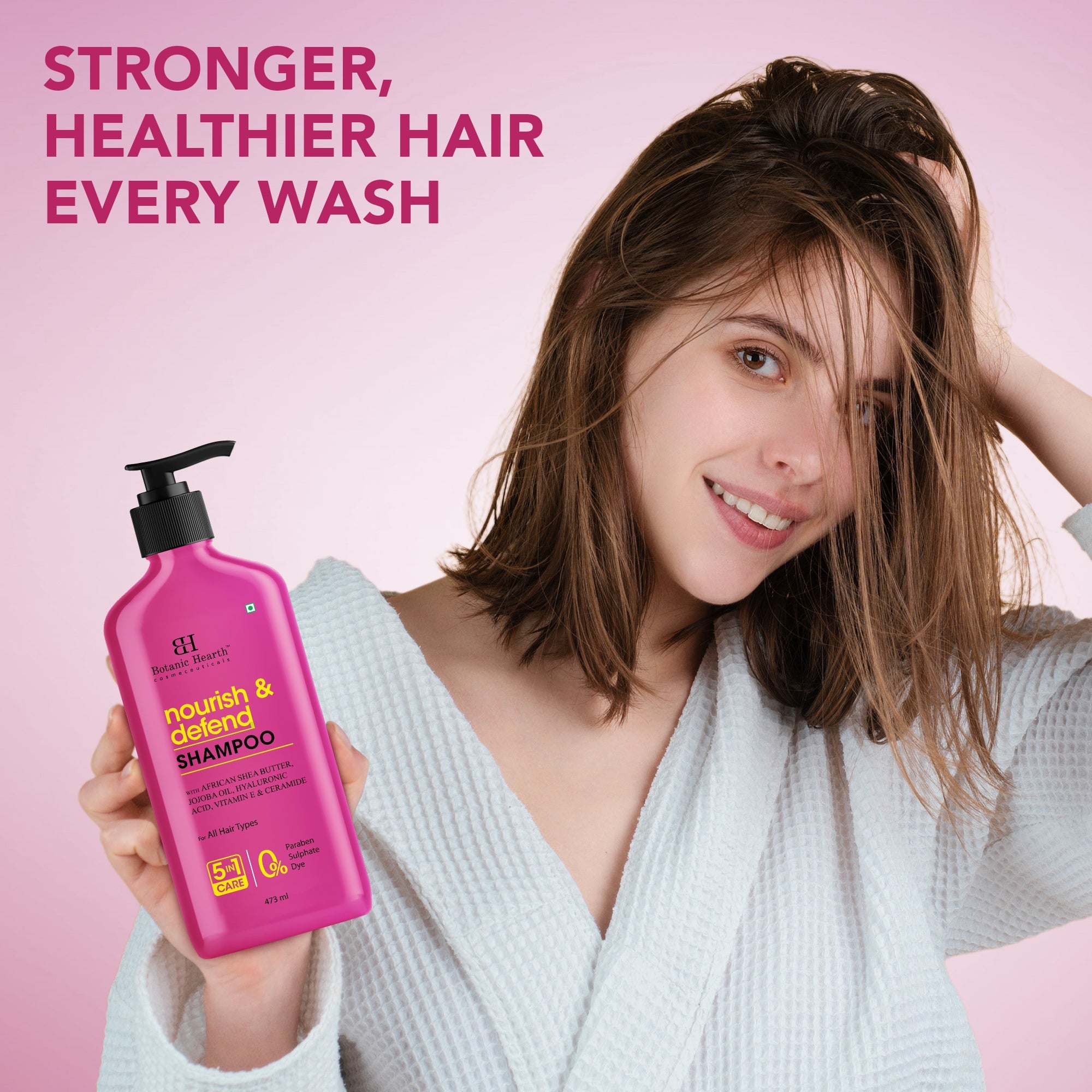Nourish & Defend Shampoo with Vitamin E & Ceramide - Distacart