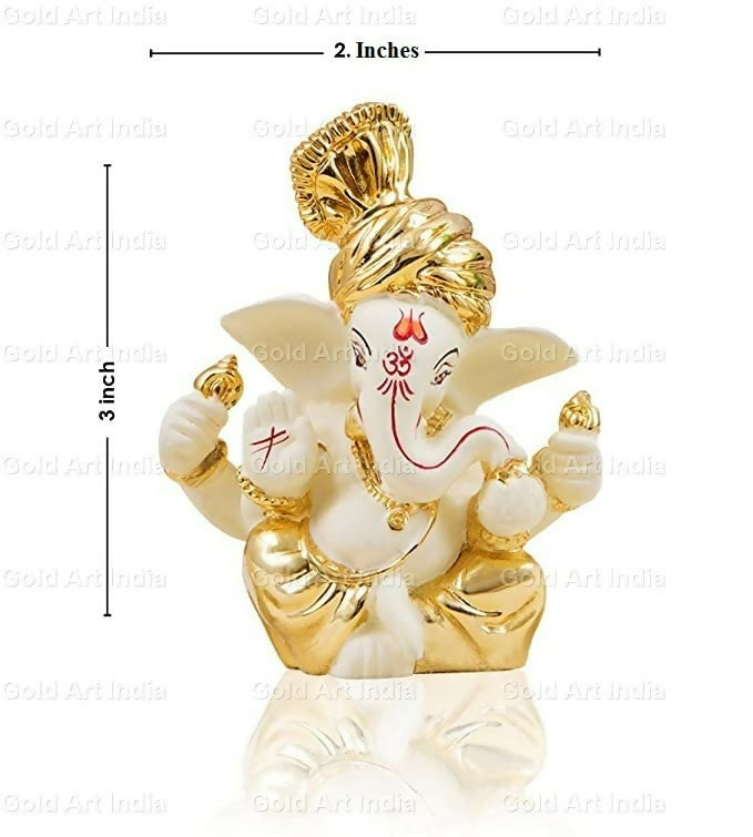 Gold Art India Ceramic Ganesh Idol - Distacart